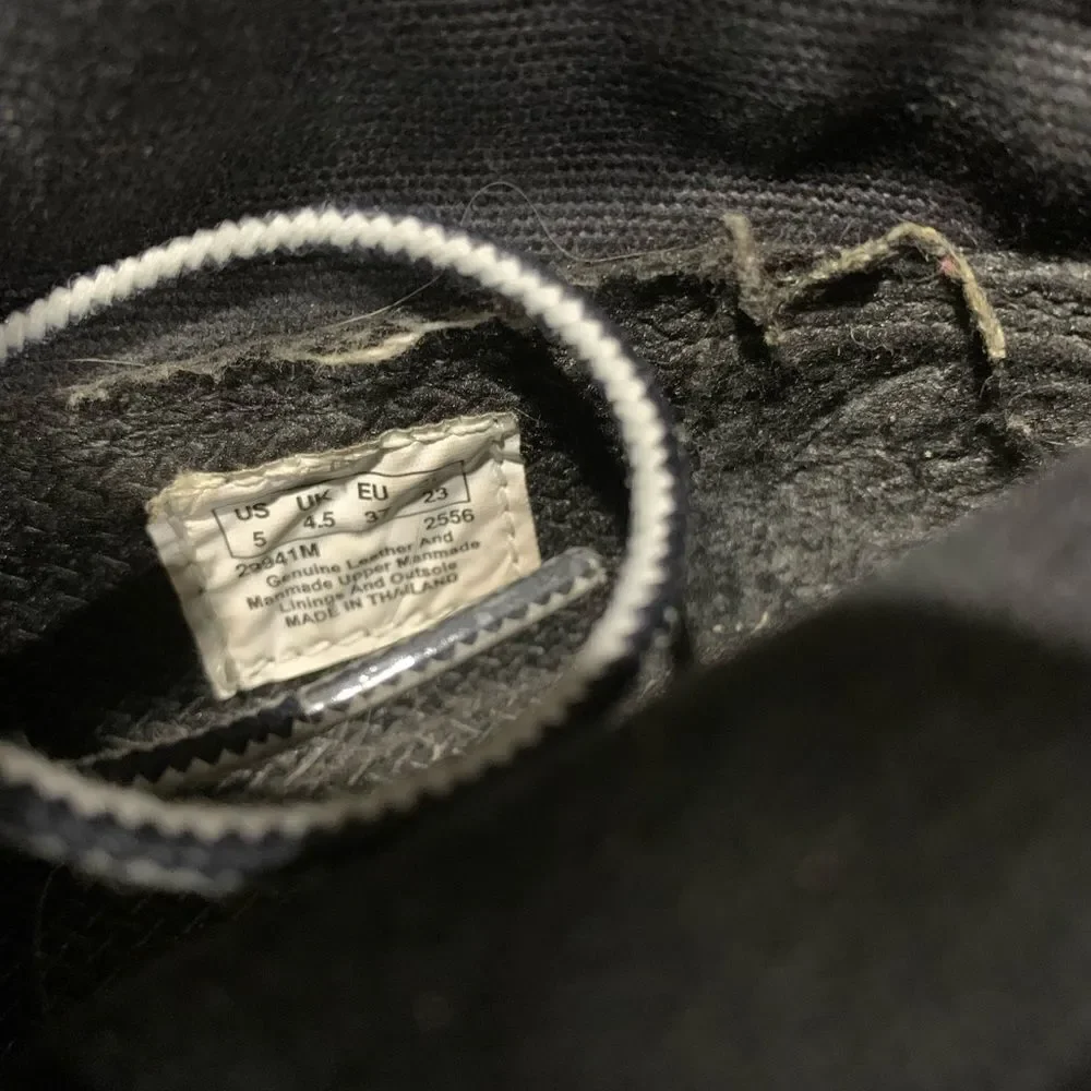 Timberland leather white boots rollout top sz 5. Beautiful condition - Picture 9 of 9